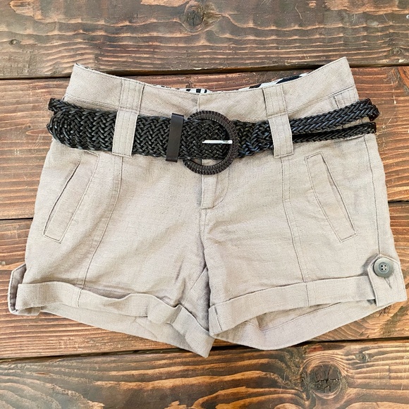 Morgan de Toi Taupe Shorts - Picture 1 of 1